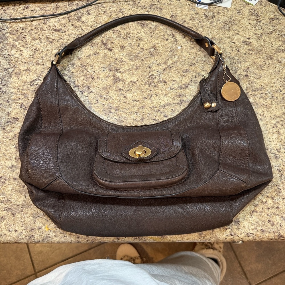 BCBG Dark Brown Hobo Bag